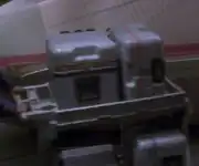 Pushcart in launch bay