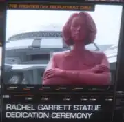 Rachel Garrett statue