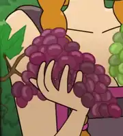 Red grapes