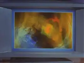 Redjac on a viewscreen