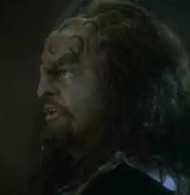 ...as a Klingon helmsman