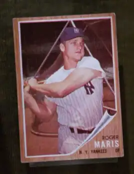 A Roger Maris baseball card