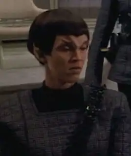 ... as a Romulan officer