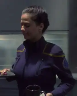 ... as Crewman Rossi in "Oasis"