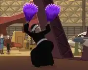 Rutherford's fan dance