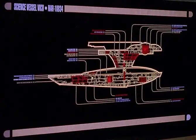 Master systems display of the Oberth-class SS Vico