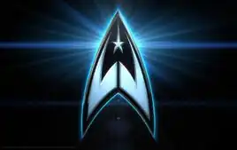 The Starfleet logo from the STO teaser website