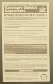 Sanctuary District Regulations