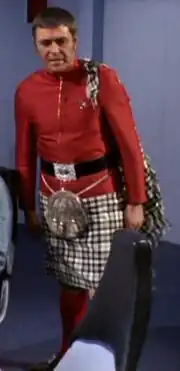 Scott in kilt