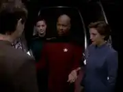 Shakaar received aboard DS9