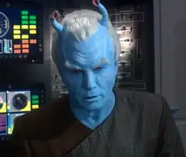 Holographic image of Shran in 2161