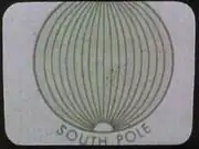 South pole map