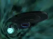 Spatial vortex collapse