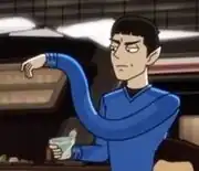 Spock exhibits elasticity