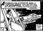 Spock shuttle comic