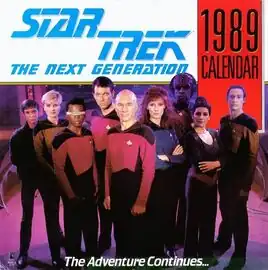Star Trek TNG Calendar 1989