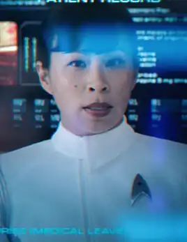 ...as a Starfleet Psychiatrist.