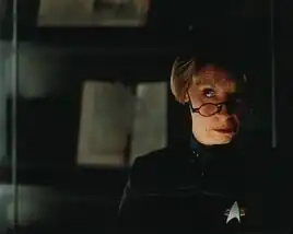 ...as the Starfleet librarian