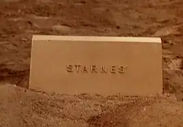 Starnes' tombstone