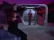 Sullen Riker in the holodeck