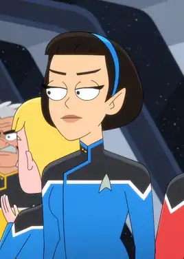 Lieutenant Junior Grade T'Lyn in 2381