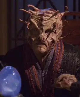 Tarquin, with his telepathic orb