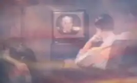 Harry S. Truman as seen (on television) in the time stream