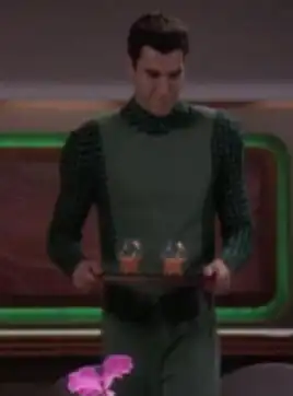 ... as a Ten Forward waiter