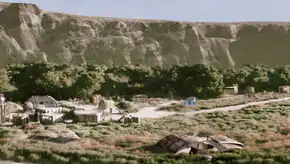 Terra Nova colony, surface profile