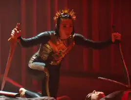 ...as a Terran silk dancer