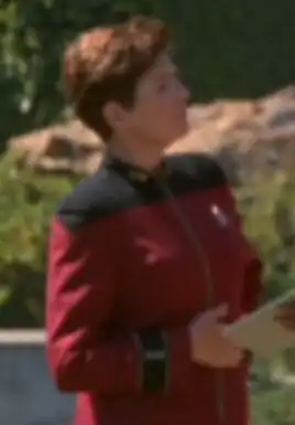 ... as a Starfleet admiral