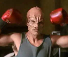 ... as the holographic alien boxer