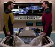 Tom and Will Riker, 2369