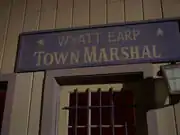 Town marshal signage