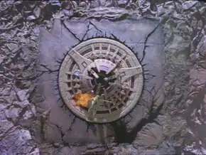 Overhead view of base