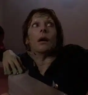 Deanna Troi de-evolved as an amphibian