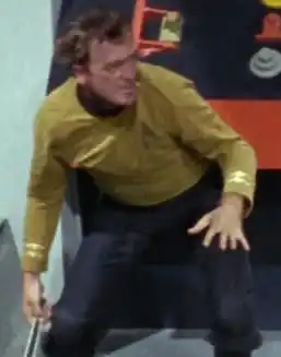 ...as Richard Webb's stunt double