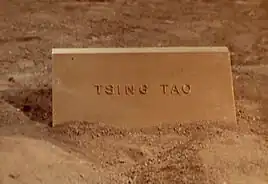 Tsing Tao's shared headstone