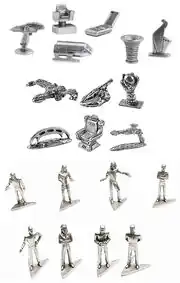 USAopoly Star Trek game tokens