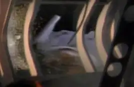 The destroyed hulk of the <i>Bonestell</i>