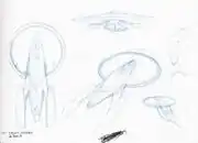 USS Endeavour (NCC-71805) preliminary design for First Contact by John Eaves