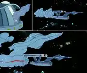 USS Enterprise balloon - inflating