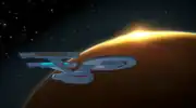 USS Enterprise over Genesis