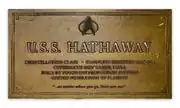 USS Hathaway Dedication Plaque