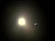 USS Voyager near protostar