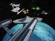 Vedala asteroid starship rendezvous