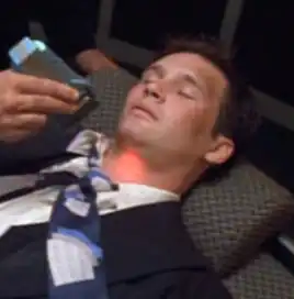 ... as a wounded Voyager crewman