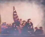 Washington crossing the Delaware, time stream