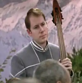 ...as a wedding bass player