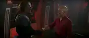 Worf and Picard reconcile